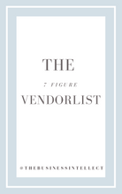 Load image into Gallery viewer, TBI Vendor List